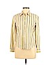 Patrick Christopher Selections 100% Silk Yellow Long Sleeve Silk Top Size 8 (petite) - photo 1
