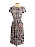 L.K. Bennett 100% Polyester Gray Casual Dress Size 2 - photo 1
