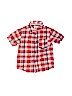 Zara Kids Plaid Red Short Sleeve Button-Down Shirt Size 2 - 3 - photo 1