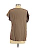 Coldwater Creek 100% Silk Tan Short Sleeve Silk Top Size S (petite) - photo 2