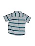 Mick Mack Ltd Stripes Blue Short Sleeve Button-Down Shirt Size 3T - photo 2