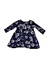 Naartjie Kids 100% Cotton Print Blue Dress Size 6-12 mo - photo 2