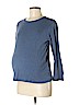 Oh Baby By Motherhood Blue Long Sleeve T-Shirt Size M - photo 1