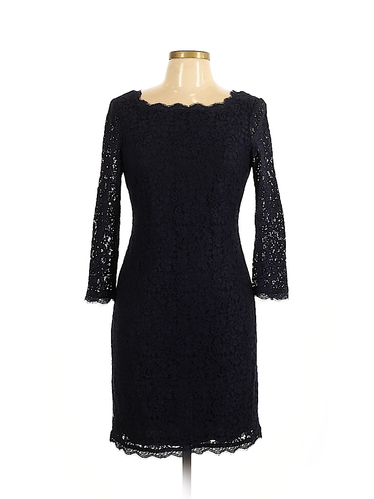 Adrianna Papell Blue Casual Dress Size 10 - photo 1
