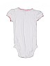 Just One Year by Carter's 100% Cotton Solid White Short Sleeve Onesie 12-18 MO / 18 MO - photo 2