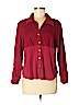 J.jill Red Long Sleeve Button-Down Shirt Size M (petite) - photo 1