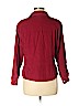 J.jill Red Long Sleeve Button-Down Shirt Size M (petite) - photo 2