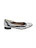 Kate Spade New York 100% Leather Silver Flats Size 9 1/2 - photo 1