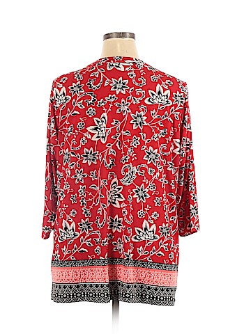 Susan Graver 3/4 Sleeve Top (view 2)