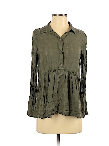 American Eagle Outfitters Long Sleeve Blouse (view 1)