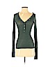 Out From Under Green Long Sleeve Henley Size S (petite) - photo 1