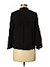 Ann Taylor LOFT 100% Rayon Black 3/4 Sleeve Top Size XS (petite) - photo 2