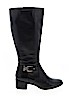 Anne Klein 100% Leather Black Boots Size 8 - photo 1