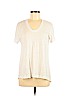 Wilt 100% Linen Silver Short Sleeve T-Shirt Size M - photo 1