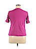 Karen Scott 100% Cotton Purple Short Sleeve T-Shirt Size XL (petite) - photo 2