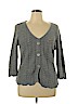 Vertical Design Gray 3/4 Sleeve Top Size XL - photo 1