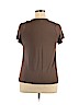 Style&Co Brown Short Sleeve Top Size XL - photo 2