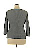 Vertical Design Gray 3/4 Sleeve Top Size XL - photo 2