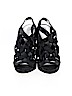 White House Black Market 100% Leather Black Heels Size 7 - photo 2