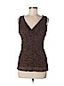 INC International Concepts 100% Nylon Brown Sleeveless Top Size M (petite) - photo 1