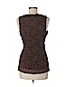 INC International Concepts 100% Nylon Brown Sleeveless Top Size M (petite) - photo 2