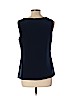 Kate Spade New York 100% Silk Blue Sleeveless Silk Top Size L - photo 2