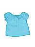 Kidgets Solid Blue Short Sleeve Top Size 4T - photo 2