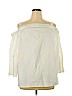 Jessica Simpson 100% Cotton White 3/4 Sleeve Blouse Size 1X - photo 1