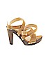 Jimmy Choo 100% Suede Tan Heels Size EU 35 - photo 1