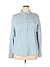 RD Style 100% Lyocell Blue Long Sleeve Button-Down Shirt Size XL - photo 1