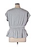 Anthropologie Gray Short Sleeve Top Size XL - photo 2