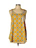 Kaileigh 100% Polyester Yellow Sleeveless Blouse Size L - photo 1