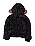 Crazy 8 100% Polyester Black Coat Size 7 - 8 - photo 2