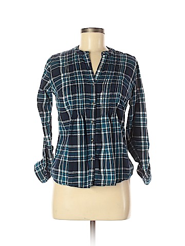 St. John's Bay 3/4 Sleeve Button-Down Shirt (view 1)