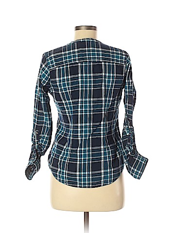 St. John's Bay 3/4 Sleeve Button-Down Shirt (view 2)