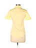 Theory Yellow Short Sleeve Button-Down Shirt Size 8 - photo 2