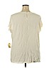 St. John's Bay Ivory Short Sleeve Blouse Size 3X - photo 2
