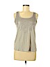 Ann Taylor LOFT 100% Cotton Tan Sleeveless Top Size M (petite) - photo 1