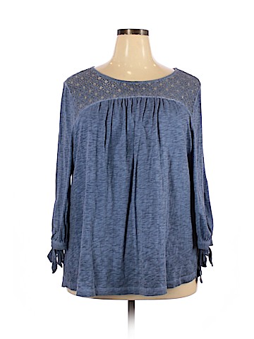 St. John's Bay 3/4 Sleeve Top (view 1)