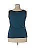 Alfani Blue Sleeveless Top Size 2X - photo 2
