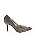 Nine West Silver Heels Size 7 1/2 - photo 1