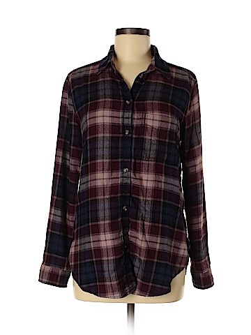 American Eagle Outfitters Long Sleeve Button-Down Shirt (view 1)