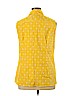 Talbots Yellow Sleeveless Button-Down Shirt Size 16 - photo 2