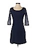 Bordeaux 100% Cotton Blue Casual Dress Size XS (petite) - photo 1