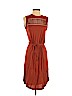 H&M 100% Viscose Orange Casual Dress Size S - photo 1