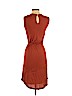 H&M 100% Viscose Orange Casual Dress Size S - photo 2