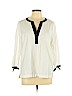 Vineyard Vines White 3/4 Sleeve Top Size L - photo 1