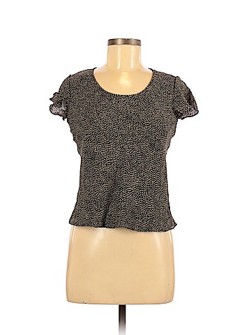 Jones New York Short Sleeve Silk Top (view 1)