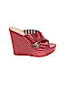 BCBGeneration Red Wedges Size 6 - photo 1