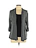 Notations Gray 3/4 Sleeve Top Size L (petite) - photo 1